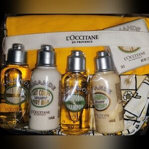 L'Occitane Travel Set with Yellow Pouch